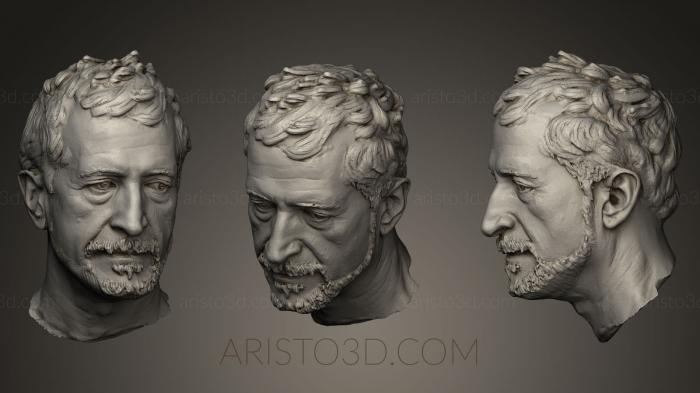 Busts and bas-reliefs of famous people (BUSTC_0206) 3D model for CNC machine